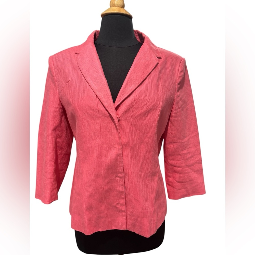 Peter Nygard Women’s Coral Dress Blazer-size 12